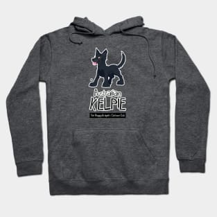 Cartoon Club Kelpie - Black Hoodie